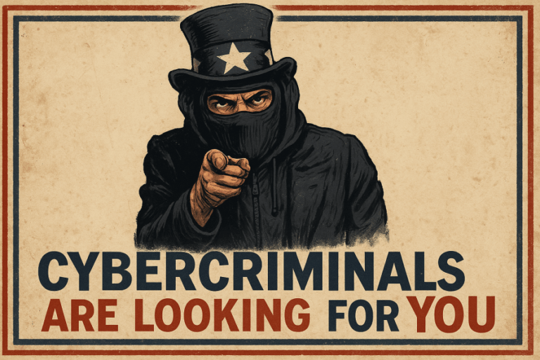 Cybercriminals are looking for you